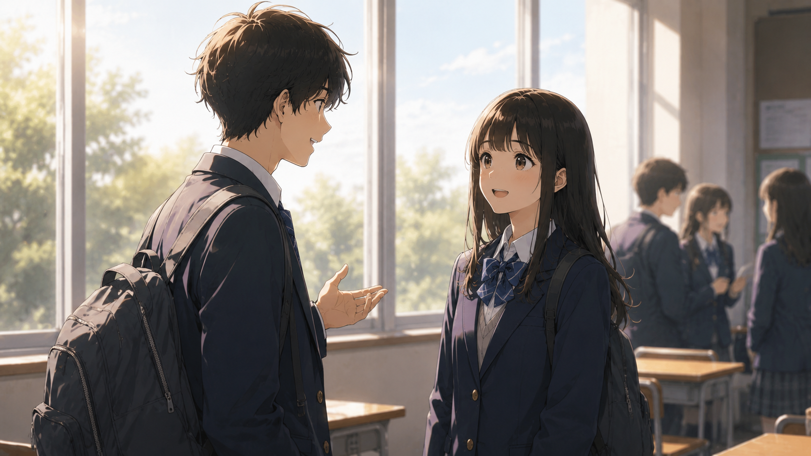 一歩踏み出すイラスト
