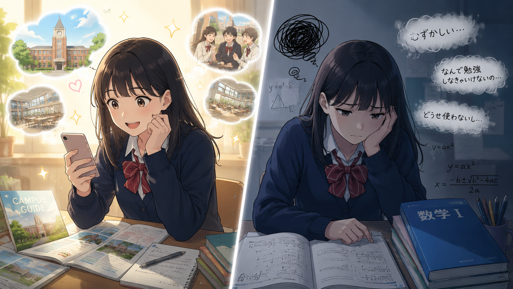 都合の良い情報ばかり記憶するイラスト1