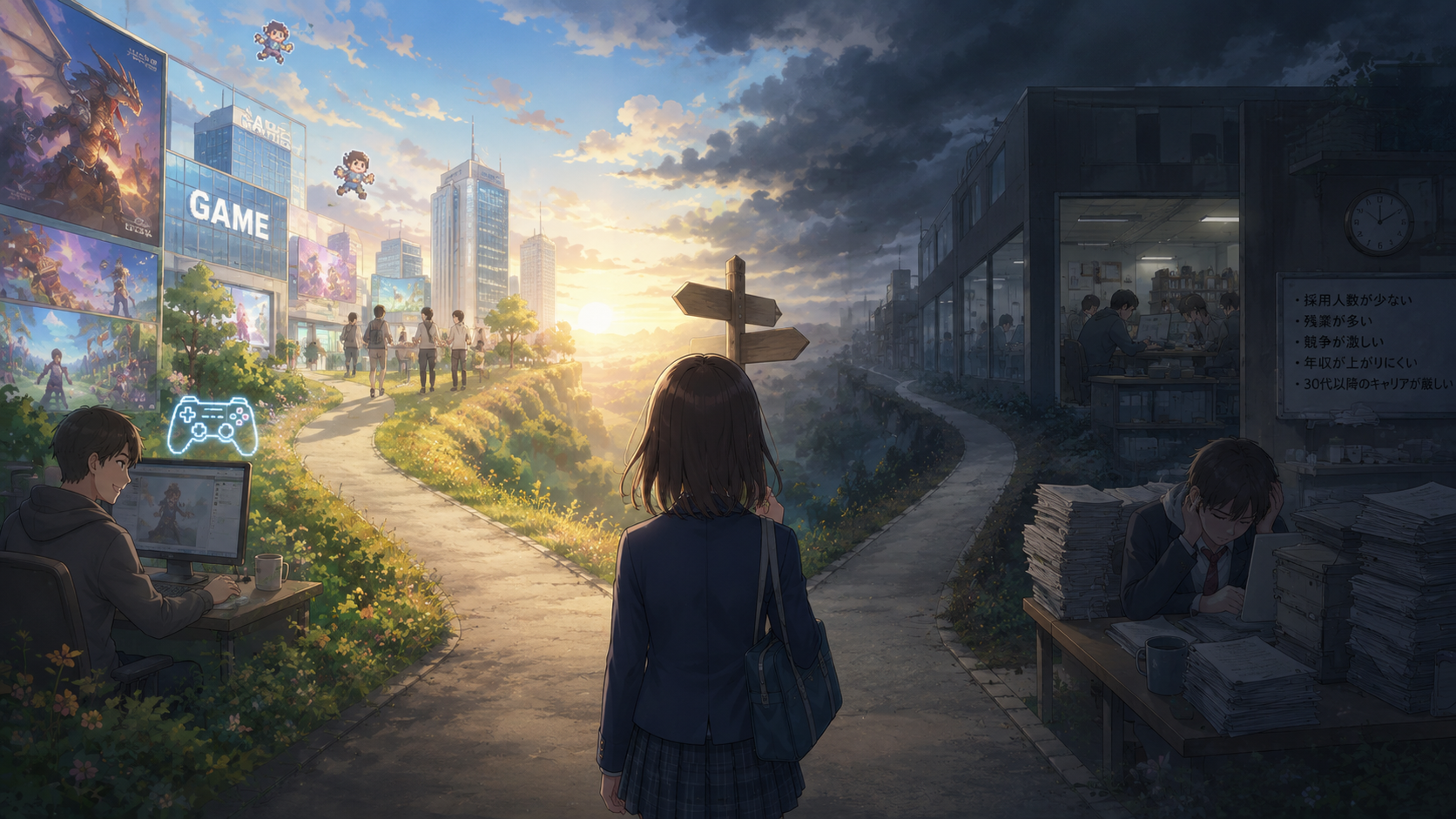 都合の良い情報ばかり記憶するイラスト2