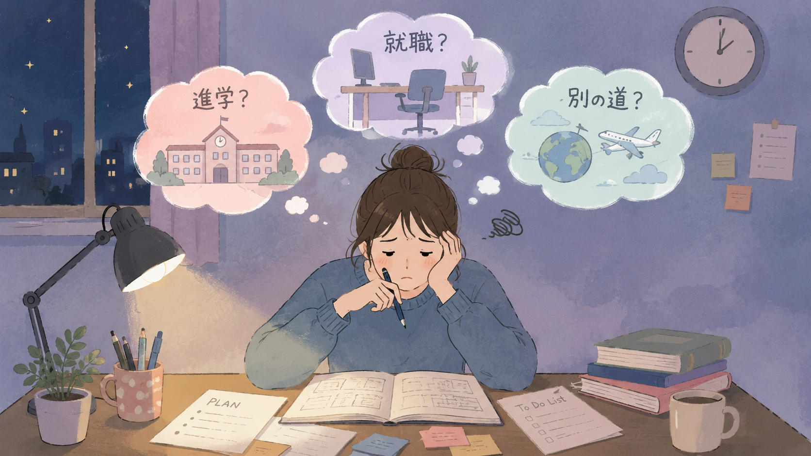 悩んでいる最中の決断は正しいのか